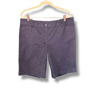 Talbots “Perfect” Women’s 7” Shorts in Dark Denim. Size 12P